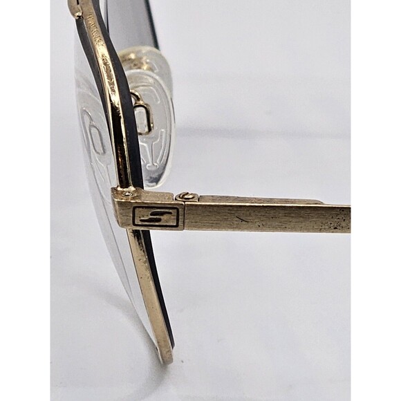 Safilo SPORTING Elasta Italy Full Rim Aviator Eyeglasses 140 Vintage FRAMES ONLY - Picture 11 of 11